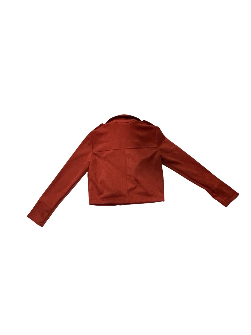 Philosophy Republic Clothing Rust Faux Suede Moto Jacket Women’s XS - Picture 3 of 4